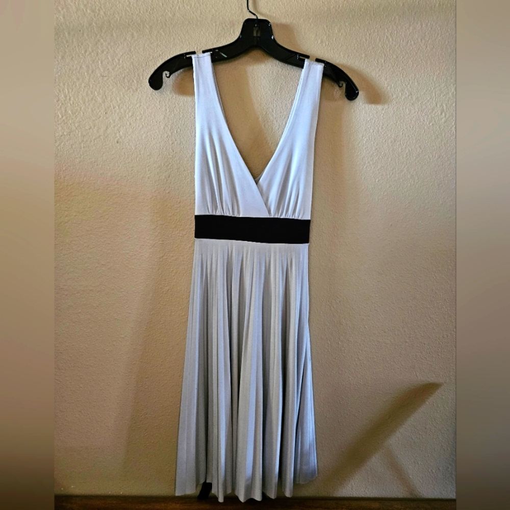 Summer formal to casual tank short dress with tie back
